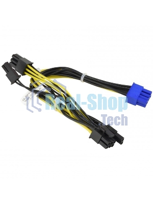 Кабель Supermicro cable GPU,2x4F/CPU to two (2x3F+2x1F)/PCIe,P4.2, 20CM,16/20A