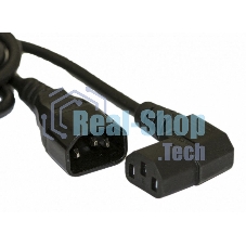 Кабель питания IEC 320 C19 - IEC 320 C20 (3x1.5), 16A, прямая вилка, 1м, черный Hyperline PWC-IEC19-IEC20-1.0-BK