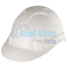Каска защитная из ударопрочной пластмассы Сибртех, модель Европа (К-01), белая