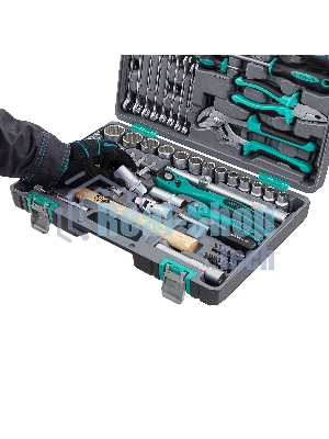 Набор инструментов Stels 14116 76 предметов 12 гранные головки