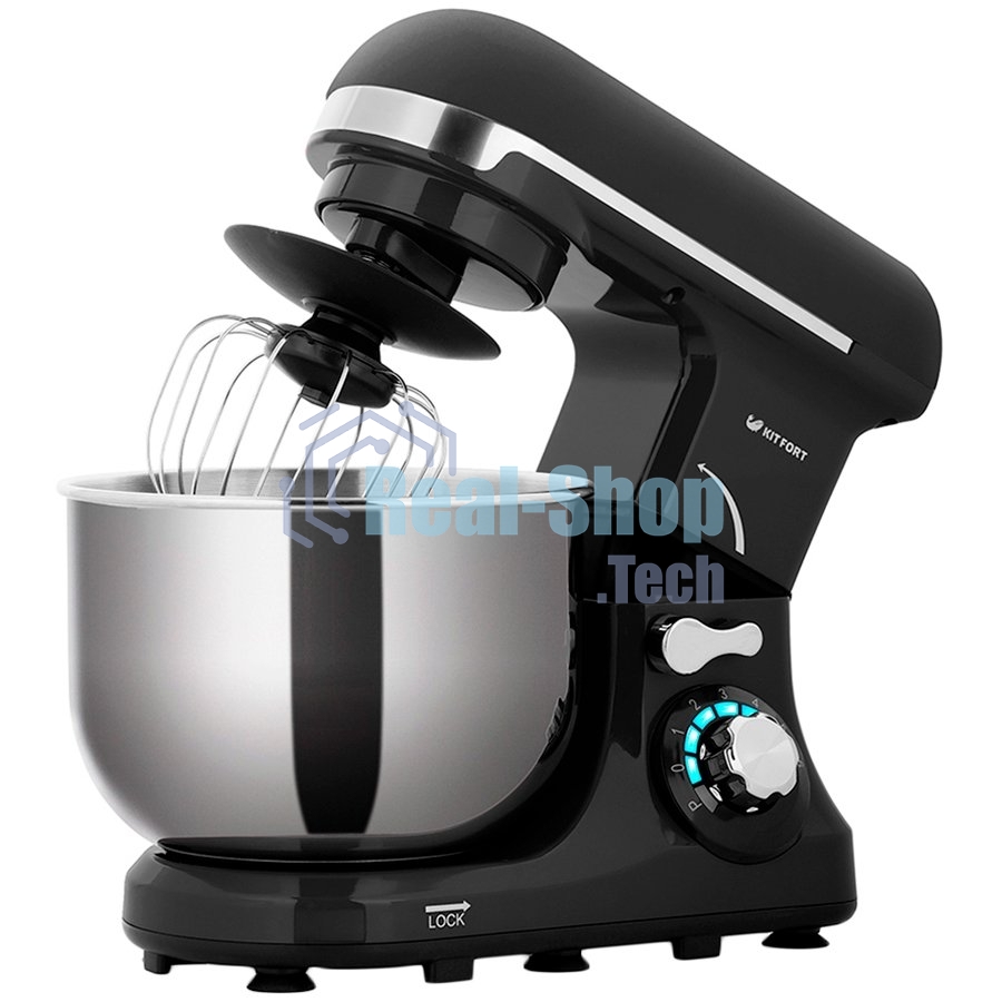 Миксер стационарный Kitfort КТ-1337-2 600Вт черный/серебристый