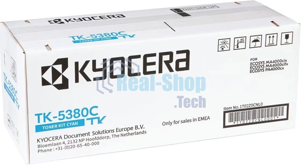 Картридж лазерный Kyocera TK-5380C 1T02Z0CNL0 голубой (10000 стр.) для Kyocera PA4000cx/MA4000cix/MA4000cifx