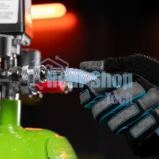 Шланг пневматический Stels ПВХ, 10x16 мм, 18 бар, армированный, прозрач., быстросъем, 3 0м