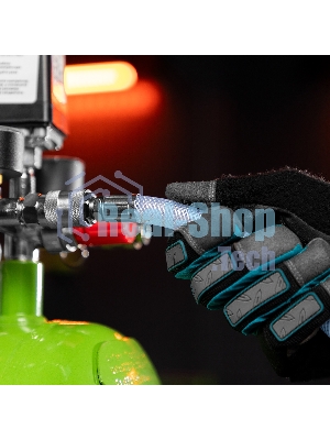 Шланг пневматический Stels ПВХ, 10x16 мм, 18 бар, армированный, прозрач., быстросъем, 3 0м