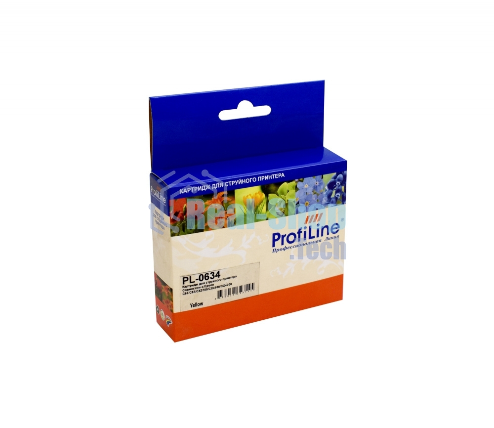 Картридж струйный ProfiLine PL-0634 для принтеров Epson C67/C87/CX3700/CX4100/CX4700 Yellow пигментные