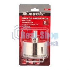 Сверло алмазное Matrix по керамограниту, 65 х 67 мм