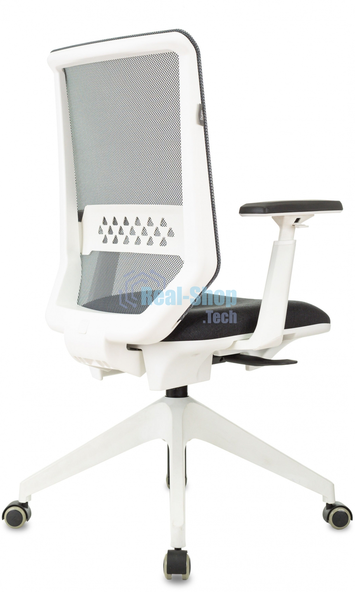 Кресло офисное Бюрократ MC-W611NL серый TW-04 38-417 сетка/ткань, крестов. 4-луч. пластик пластик