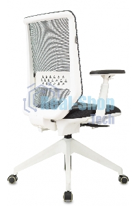 Кресло офисное Бюрократ MC-W611NL серый TW-04 38-417 сетка/ткань, крестов. 4-луч. пластик пластик