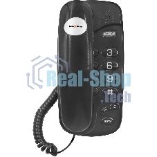 Проводной телефон teXet TX-238 черный