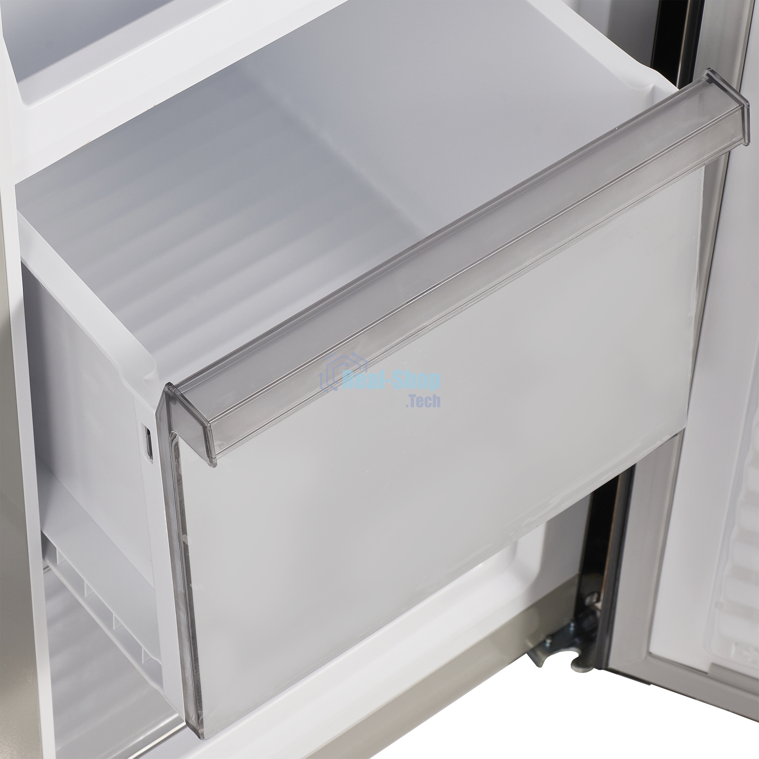 Холодильник Maunfeld MFF183NFBE черный трехкамерный инвертор 270/135л морозилка снизу, Total NoFrost, Side by Side