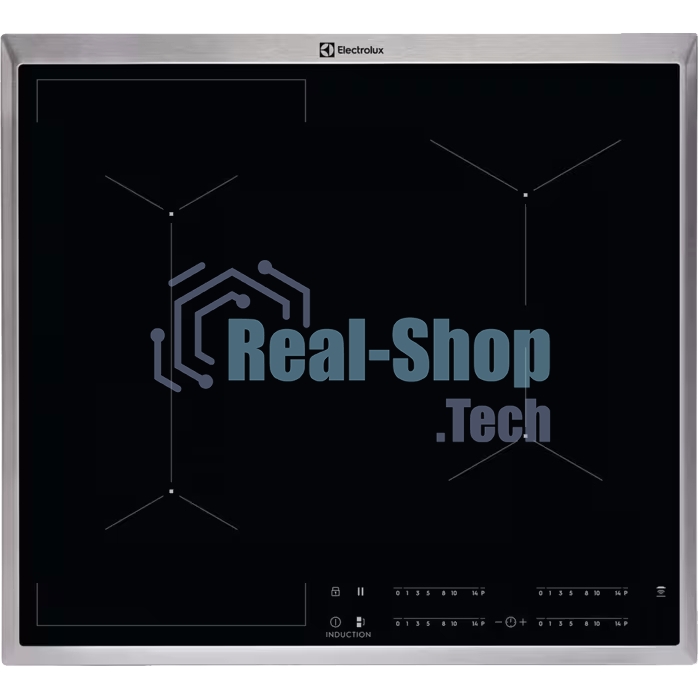 Индукционная варочная панель Electrolux EIV6340X черный/серебристый