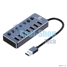 Концентратор 5bites HB37-313SL USB3.0 -> 7*USB3.0 / AL / SILVER