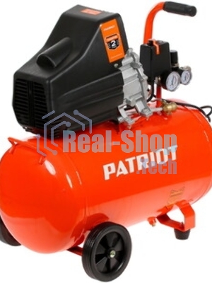 Компрессор Patriot EURO 50/2601.8кВт 220В 260л/мин 50л выход быстросъем елочка 8мм
