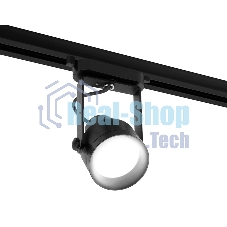 Корпус светильника C6602 PBK черный полированный D60*H135mm Out122mm MR16 GU10 (насадки D60mm)