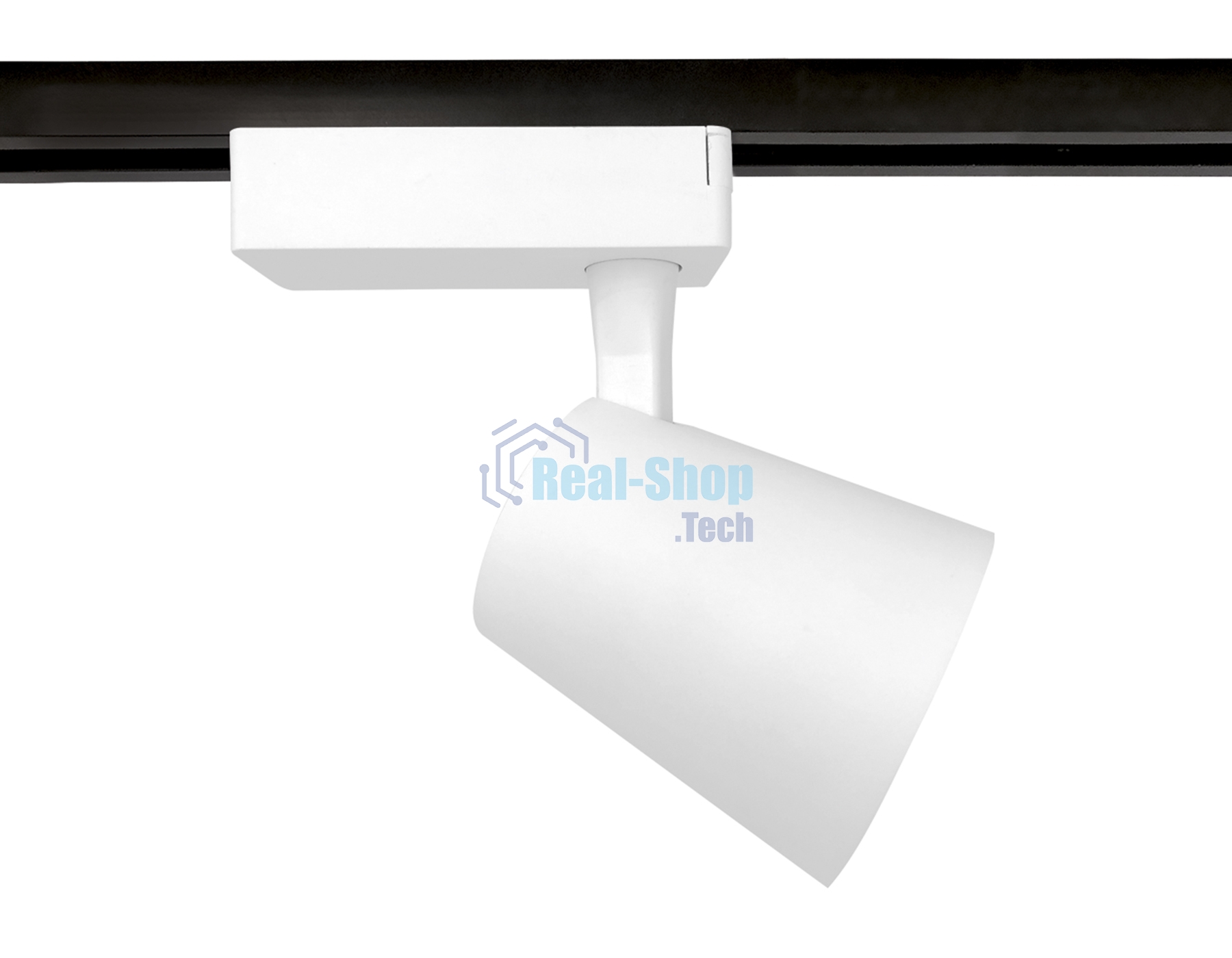 Трековый однофазный светодиодный светильник Ambrella light GL5974 WH белый LED 15W 4200K 24°