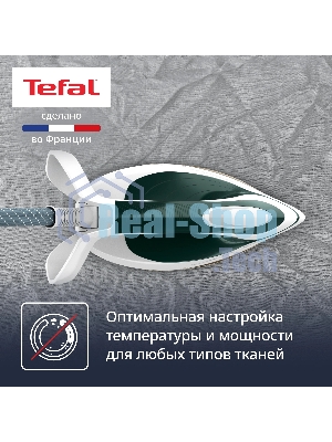 Парогенератор Tefal Pro Express Eco GV9E21E0 зеленый/белый, 2200 Вт, 140 г/мин, 560 г/мин, 1800 мл