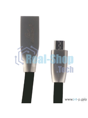 Кабель USB2.0 Cablexpert CC-G-mUSB01Bk-0.5M, AM/microB, серия Gold, длина 0.5м, черный, блистер