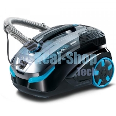 Моющий пылесос Thomas DryBOX Amfibia черный/голубой, 325/1700 Вт, уборка влажная/сухая/сбор жидкости, пылесборник контейнер 2.6 л