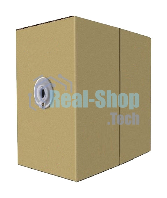 Кабель сетевой Buro BU-COP-050 UTP 4 пары cat5E solid 0.50мм Cu 305м серый