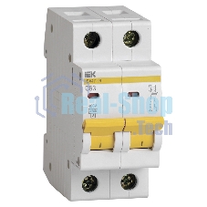 Выключатель автоматический модульный 2п C 63А 4.5кА ВА47-29 ИЭК MVA20-2-063-C