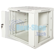 Шкаф настенный серии Pro, 4U 600x450, стеклянная дверь