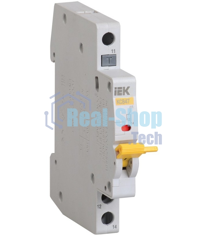 Контакт состояния КС47 новая серия на DIN-рейку ИЭК Iek MVA01D-KS-1