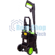 Мойка высокого давления RedVerg RD-HPW1500 220В/50Гц; 1500Вт; 125 бар; расход воды-306л/ч; темпер. воды на вх.-до 60 град; шланг-5м; пласт. пистолет и удлинит. насадка; емкость для моющего средства; вес-5,9кг