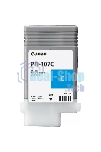 Картридж струйный Canon PFI-107C (6706B001) голубой (130 мл) для Canon iP F680/685/780/785