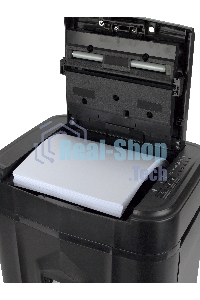 Шредер Heleos АП20-4 черный с автоподачей (секр.P-4) перекрестный 131лист. 20лтр. скрепки скобы пл.карты