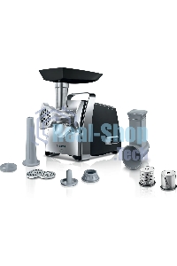 Мясорубка электрическая Bosch MFW67440 2000Вт черный/серебристый