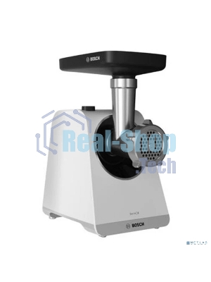 Мясорубка электрическая Bosch MFWS420W белый, 1900 Вт, 2.5 кг/мин, реверс, насадки - 3