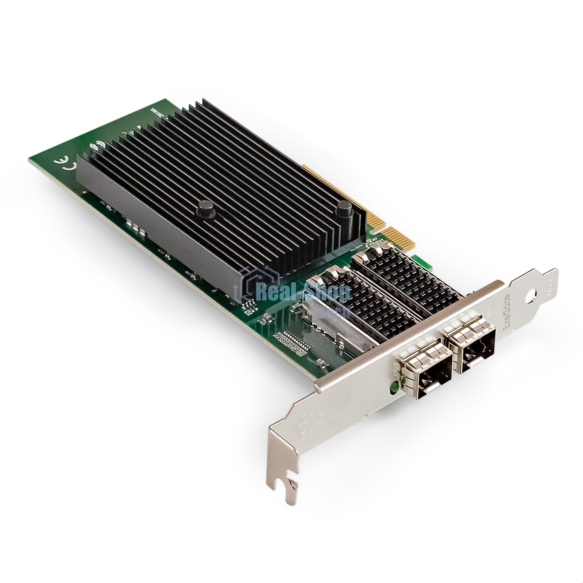 Сетевой адаптер ExeGate EXE-X710-2SFP+ (PCI-E x8 v.3, порты 2x SFP+, Dual 10Gb/s, Server NIC Chipset Intel FTXL710)