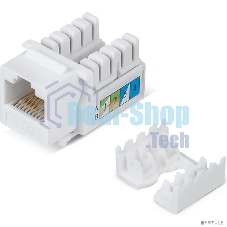 Модуль универсальный Cabeus, keystone, 1хRJ45, Toolless, кат. 6, неэкр., белый