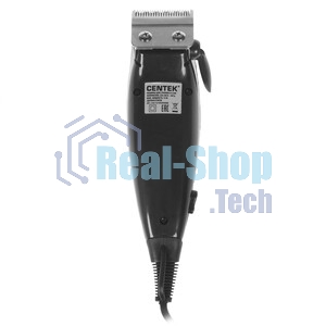 Машинка для стрижки Centek CT-2109 (серый/хром) высококач. сталь, насадки, эргономичный дизайн