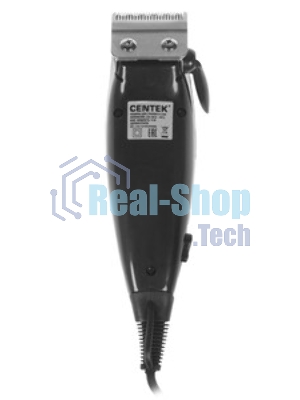 Машинка для стрижки Centek CT-2109 (серый/хром) высококач. сталь, насадки, эргономичный дизайн
