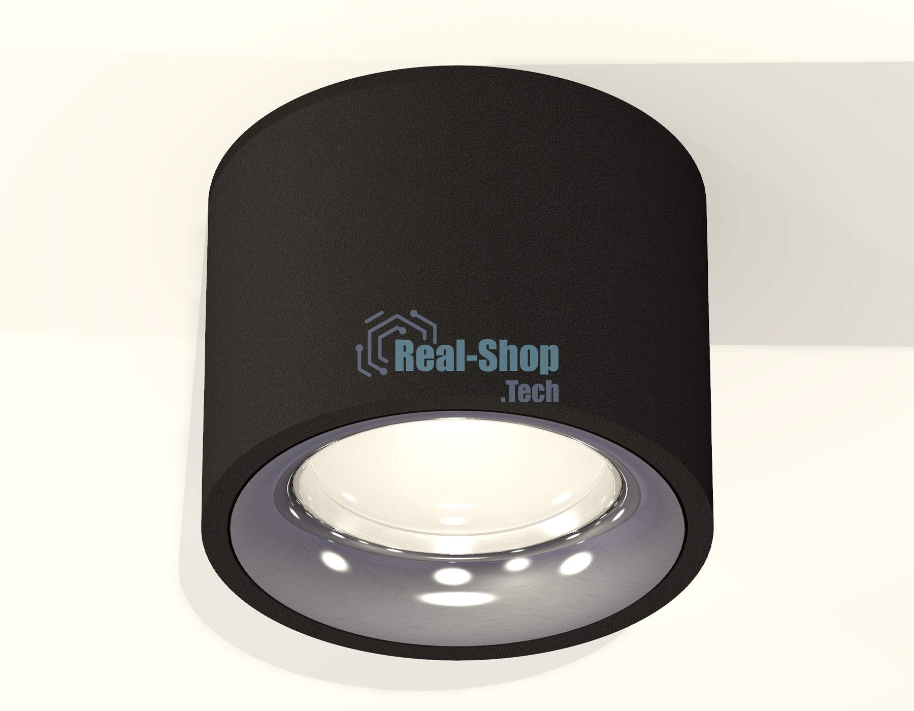 Светильник Ambrella Light XS7511022 SBK/PSL черный песок/серебро полированное MR16 GU5.3 (C7511, N7012)