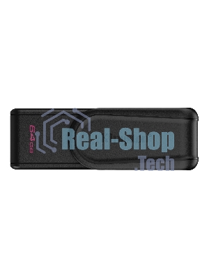 Флешка USB Kingston DataTraveler Exodia S (DTXS/64Gb), 64Gb, USB 3.2 Gen 1, R/W 150/60, черный