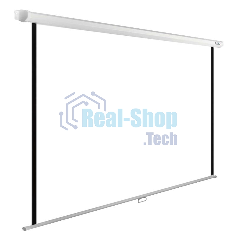 Экран Cactus 200x200 см WallExpert CS-PSWE-200x200-WT 1:1 настенно-потолочный рулонный