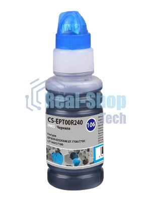 Чернила Cactus CS-EPT00R240 106C голубой 70 мл для Epson L7160/L7180