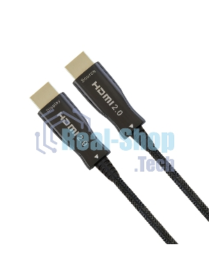 Активный оптический кабель Cablexpert HDMI, 100м, v2.0, 19M/19M, AOC Premium Series, позол.разъемы, экран, коробка
