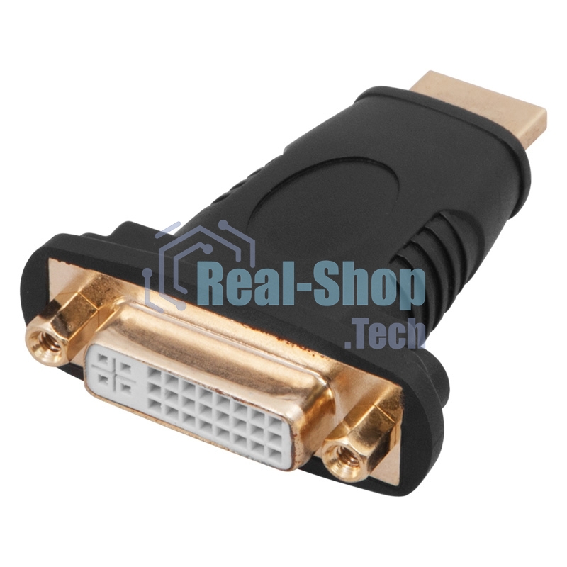 Переходник штекер HDMI - гнездо DVI-I Rexant
