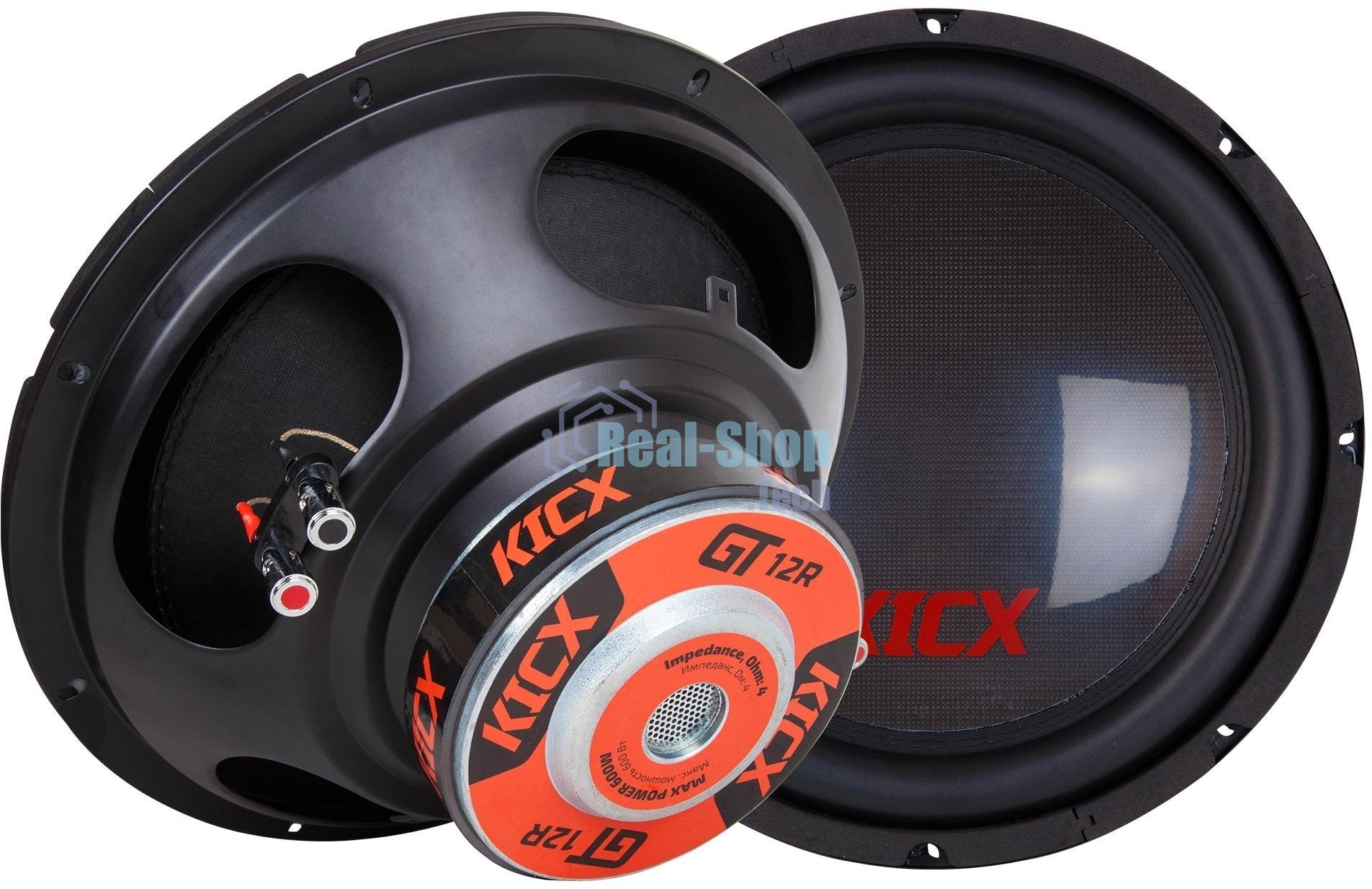 Сабвуфер автомобильный Kicx GT-12R 300Вт пассивный (30 см/12