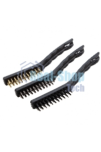 Набор щеток Matrix, 3 шт., металлические с пластмассовой ручкой, большие