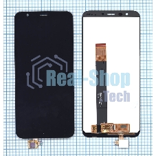 Дисплей для Meizu M8c черный