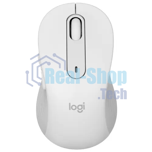 Мышь беспроводная Logitech Signature M650 белый, 4000 dpi, радиоканал, Bluetooth, USB, кнопки - 5