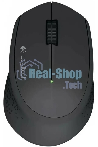 Мышь беспроводная Logitech M280 серый, 1000 dpi, радиоканал, USB, кнопки - 3
