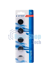 Батарейки литиевые Gembird Gb-CR2016-5B, тип CR2016, 5шт, блистер