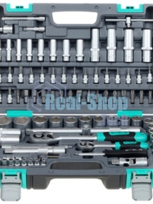 Набор инструментов Stels 14106 1/2'' 1/4'' CrV пластиковый кейс  94 предм.