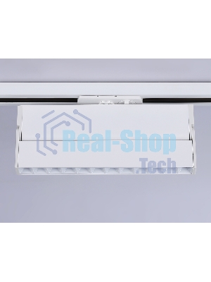 Трековый однофазный светодиодный светильник Ambrella light GL6816 WH белый LED 12W 4200K 24° 230*22*87