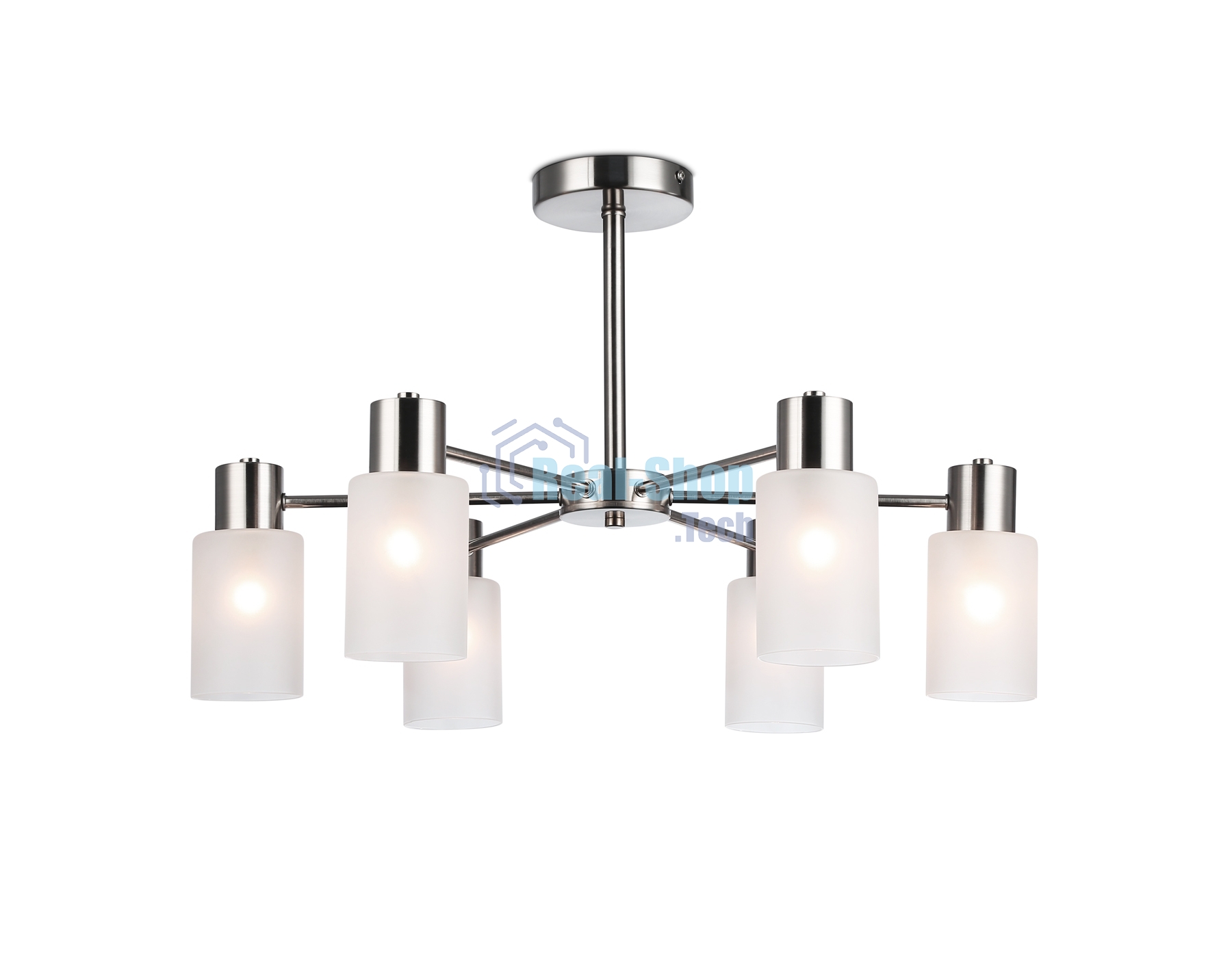 Светильник Ambrella light TR9572/6 SN сатин E14*6 max 40W 620*620*385